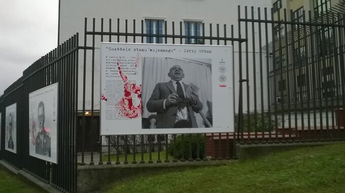 Jerzy Urban jako "Goebbels stanu wojennego" na&nbsp;wystawie PWPW