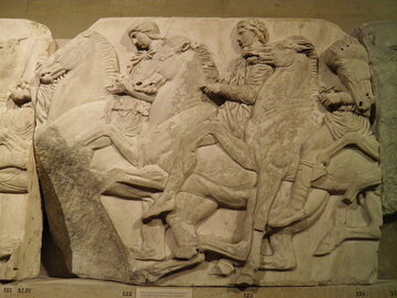 Fragment fryzu z&nbsp;Partenonu przechowywany w&nbsp;British Museum