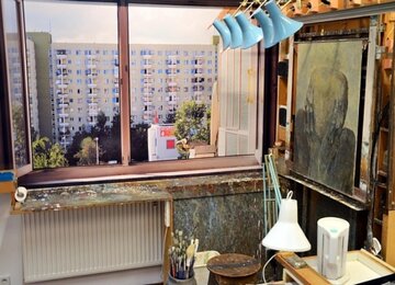Pracownia Beksińskiego z&nbsp;mieszkania w&nbsp;Warszawie odtworzona w&nbsp;Galerii w&nbsp;sanockim muzeum