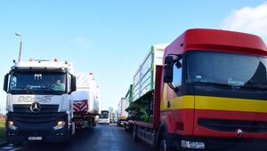 Miniatura: Blokada ukraińskich ciężarówek. Dołącza...