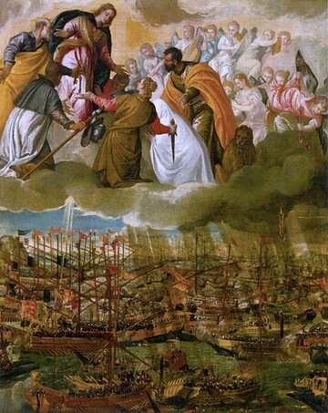Paolo Veronese , Alegoria bitwy pod&nbsp;Lepanto