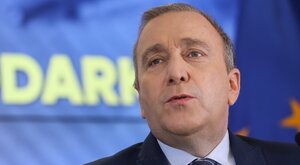 Miniatura: Schetyna o Nawrockim: Kto mieczem wojuje,...
