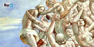 Mural znajduje się na&nbsp;ścianie katedry diecezjalnej Terni-Narni-Amelia we&nbsp;Włoszech.