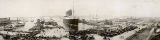 &bdquo;Lusitania&rdquo; po&nbsp;zdobyciu Błękitnej Wstęgi Atlantyku w&nbsp;1907