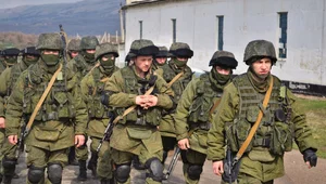 Miniatura: Uzbrojeni Rosjanie przy granicy z Estonią....