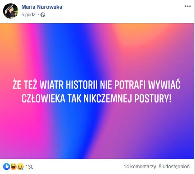Maria Nurowska zamieściła serię wymownych wpisów.