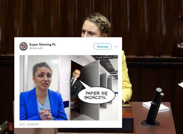 Posłanka Platformy bohaterką memów 