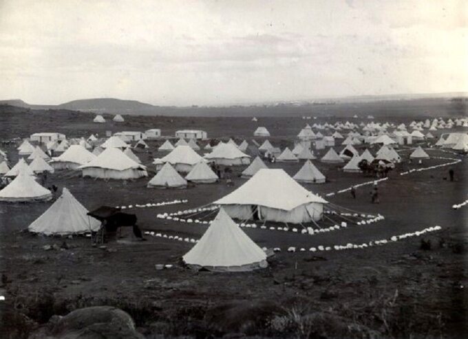 Angielski obóz koncentracyjny w Bloemfontein. Fot: The National Archives UK
