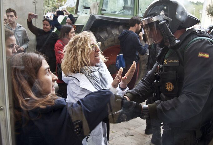 Zamieszki w Katalonii
