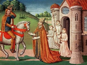 Karol Wielki i&nbsp;papież Hadrian I
