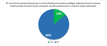 6. Czy&nbsp;ochrona prawdy historycznej na&nbsp;temat Holokaustu powinna podlegać większej ochronie prawnej aniżeli prawda na&nbsp;temat innych masowych zbrodni popełnionych w&nbsp;trakcie II&nbsp;wojny światowej?