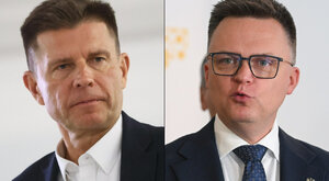 Miniatura: Petru: Hołownia zbliżył się do prezydenta....