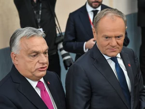 Miniatura: Tusk kpi z Orbana. "Po raz pierwszy od lat...