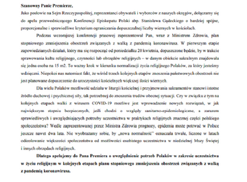 Apel posł&oacute;w PiS do&nbsp;premiera
