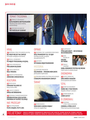 Spis Treści tygodnik "Do&nbsp;Rzeczy" nr 29