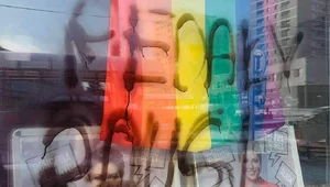 Miniatura: "Pedały raus!" na biurze poseł...