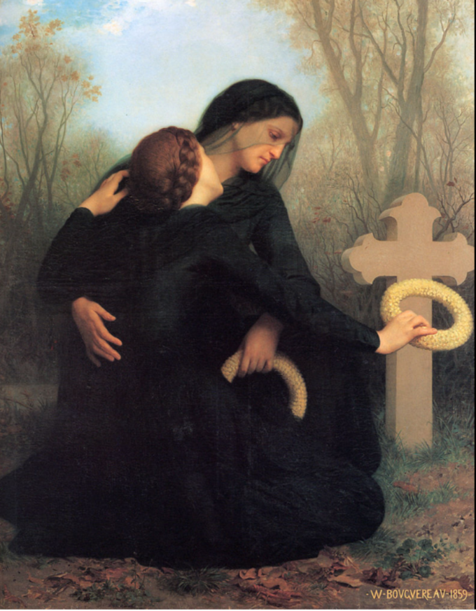 Dzień Zaduszny, mal. William-Adolphe Bouguereau (1859)