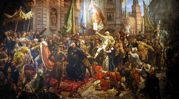 Obraz Jana Matejki "Konstytucja 3&nbsp;Maja 1791 roku"