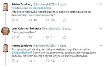 Czy Biedroń przemawiał na&nbsp;demonstracji?