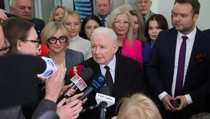 Miniatura: Kaczyński nagle zaczął chrumkać. Wywołał...