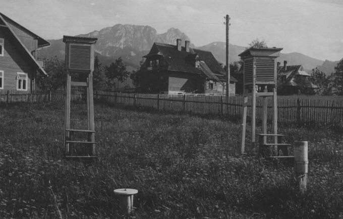 Stacja meteorologiczna w Zakopanem. 20-lecie międzywojenne