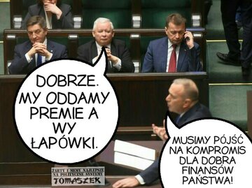 Memy - posłowie stracą 20 proc. pensji 