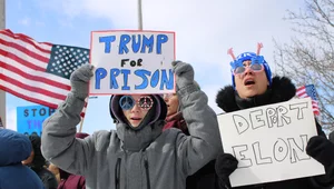 Miniatura: Protesty przeciwko Trumpowi w USA....