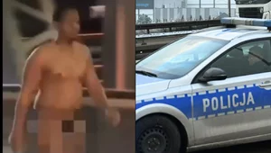 Miniatura: Nagi czarnoskóry mężczyzna szedł nocą...