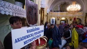 Miniatura: Na Jasną Górę ruszyła warszawska...