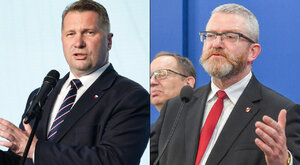 Miniatura: Czarnek o koalicji z Braunem. Stanowcza...