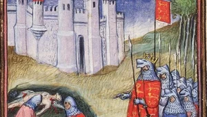 Miniatura: Pogrom Francuzów pod Crecy. Początki wojny...