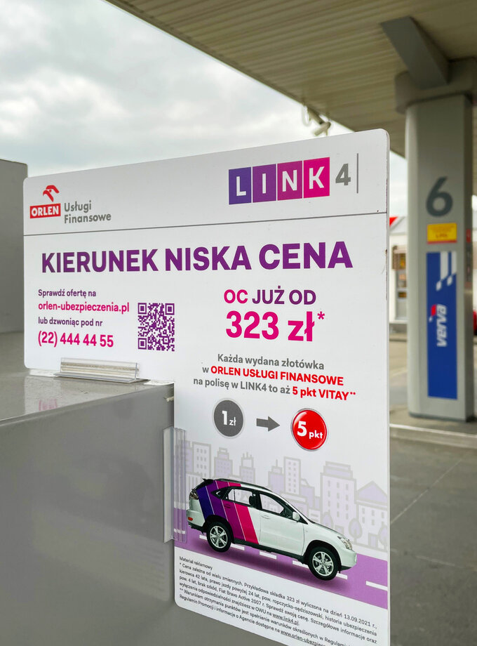 Zbieraj dodatkowe punkty z aplikacją ORLEN VITAY i ubezpieczeniem w LINK4