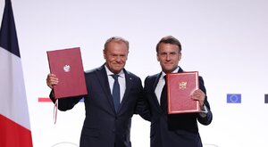 Miniatura: Polska i Francja podpisały traktat. Tusk:...