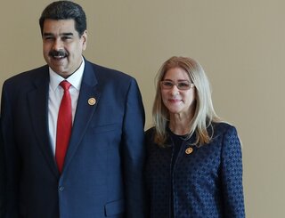Nicolas Maduro i&nbsp;jego żona Cilia Flores w&nbsp;2019 roku