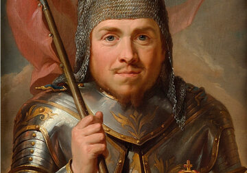 "Portret kr&oacute;la Władysława Łokietka", obraz autorstwa Marcello Baciarellego, namalowany między 1768 a&nbsp;1771 rokiem