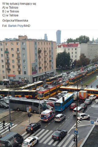 Warszawski "Tetris". To&nbsp;zdjęcie podbija internet