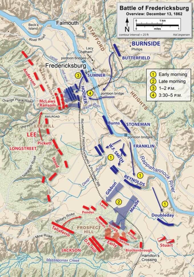 Bitwa pod&nbsp;Fredericksburgiem 13 grudnia