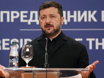 Prezydent Ukrainy Wołodymyr Zełenski