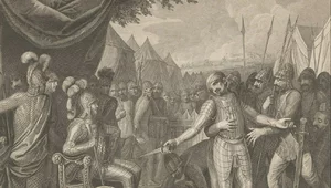 Miniatura: Pierwszy triumf księcia Polan