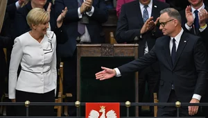 Miniatura: Symboliczny gest Dudy. Zrobił to po...