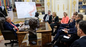 Miniatura: Trump obwinia Europę ws. Ukrainy. "Biały...