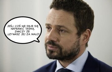 Taśma Trzaskowskiego. Memy 