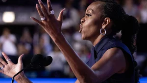 Miniatura: Michelle Obama straszy Trumpem. Jest...