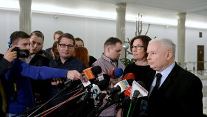 Miniatura: Rozmowy o zawieszeniu protestów w Sejmie....