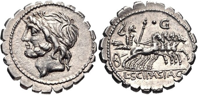 Denar karbowany (106 r. p.n.e.)
