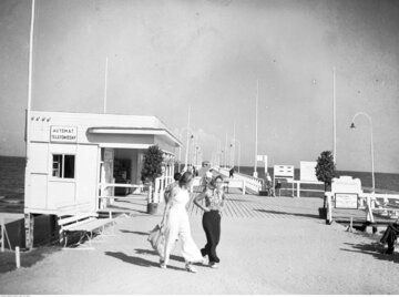 Molo w Gdyni Fotografia z 1938 lub 1939 r.