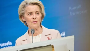 Miniatura: Von der Leyen w Kijowie. "Bronione są...