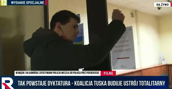 Kadr z programu Telewizja Republika