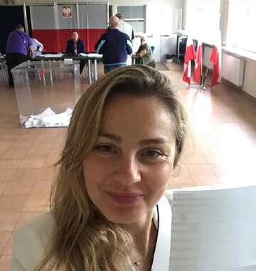 Celebryci na wyborach - Małgorzata Socha 