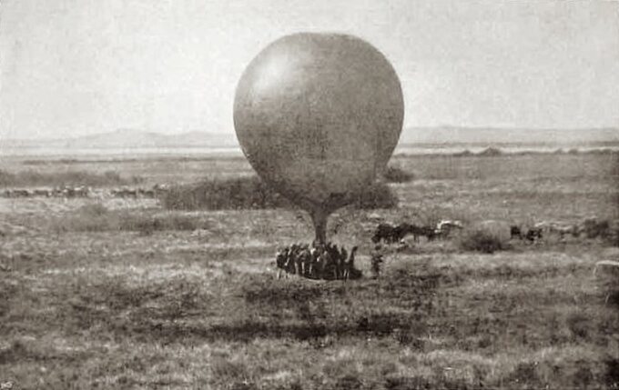 Brytyjski balon w czasie II wojny burskiej
